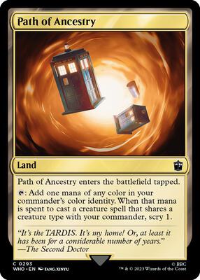 Path of Ancestry card from Universes Beyond: Doctor Who
