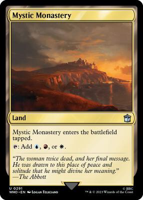 Mystic Monastery card from Universes Beyond: Doctor Who