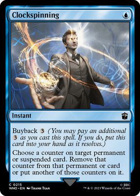 Clockspinning card from Universes Beyond: Doctor Who