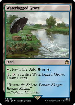 Waterlogged Grove card from Universes Beyond: Doctor Who