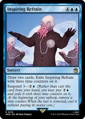 Inspiring Refrain card from Universes Beyond: Doctor Who