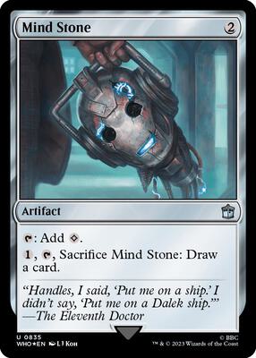 Mind Stone (Surge Foil) card from Universes Beyond: Doctor Who