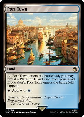 Port Town card from Universes Beyond: Doctor Who