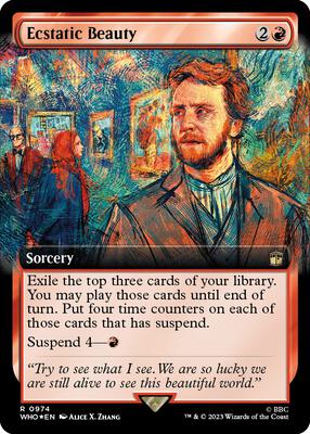 Ecstatic Beauty (Extended Art) (Surge Foil) card from Universes Beyond: Doctor Who