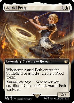 Astrid Peth (Extended Art) (Surge Foil) card from Universes Beyond: Doctor Who
