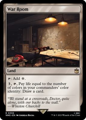 War Room card from Universes Beyond: Doctor Who