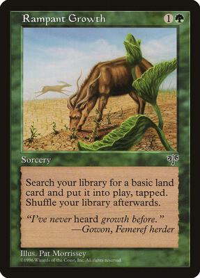 Rampant Growth card from Mirage