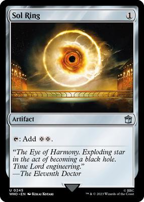 Sol Ring card from Universes Beyond: Doctor Who