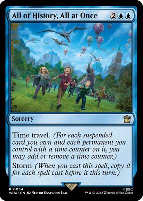 All of History, All at Once card from Universes Beyond: Doctor Who