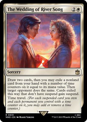 The Wedding of River Song card from Universes Beyond: Doctor Who