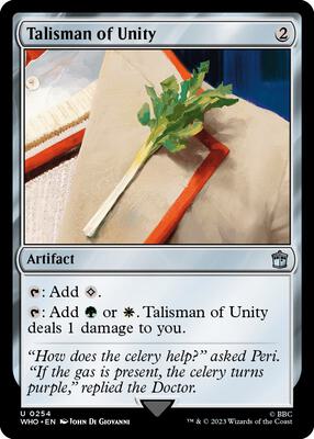 Talisman of Unity card from Universes Beyond: Doctor Who