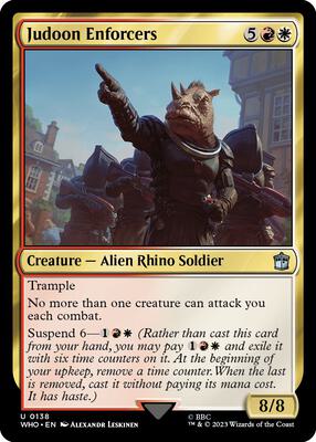 Judoon Enforcers card from Universes Beyond: Doctor Who