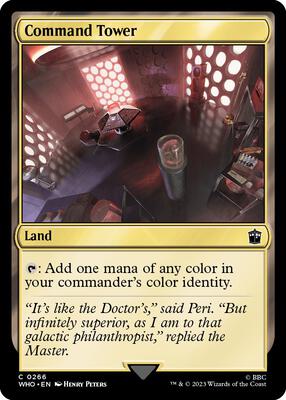 Command Tower (0266) card from Universes Beyond: Doctor Who