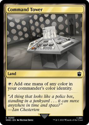 Command Tower (0263) card from Universes Beyond: Doctor Who