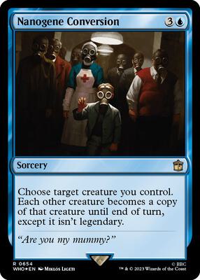 Nanogene Conversion (Surge Foil) card from Universes Beyond: Doctor Who