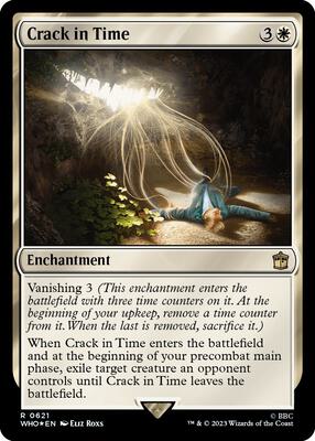 Crack in Time (Surge Foil) card from Universes Beyond: Doctor Who