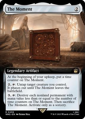 The Moment (Extended Art) card from Universes Beyond: Doctor Who