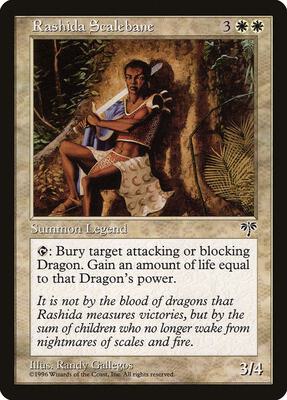 Rashida Scalebane card from Mirage