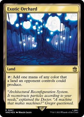 Exotic Orchard (Surge Foil) card from Universes Beyond: Doctor Who