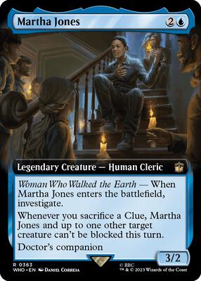 Martha Jones (Extended Art) card from Universes Beyond: Doctor Who