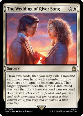 The Wedding of River Song (Surge Foil) card from Universes Beyond: Doctor Who