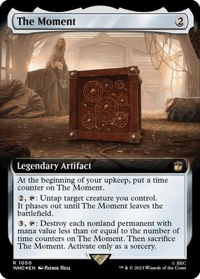 The Moment (Extended Art) (Surge Foil) card from Universes Beyond: Doctor Who