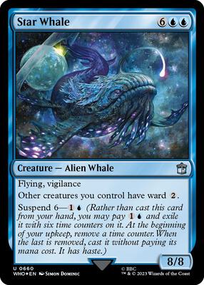 Star Whale (Surge Foil) card from Universes Beyond: Doctor Who