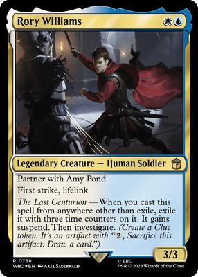 Rory Williams (Surge Foil) card from Universes Beyond: Doctor Who