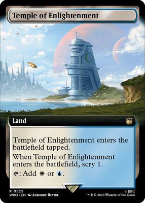 Temple of Enlightenment (Extended Art) card from Universes Beyond: Doctor Who