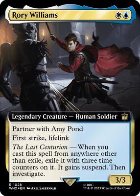Rory Williams (Extended Art) (Surge Foil) card from Universes Beyond: Doctor Who