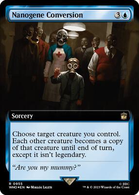 Nanogene Conversion (Extended Art) (Surge Foil) card from Universes Beyond: Doctor Who