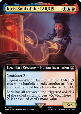 Idris, Soul of the TARDIS (Extended Art) (Surge Foil) card from Universes Beyond: Doctor Who