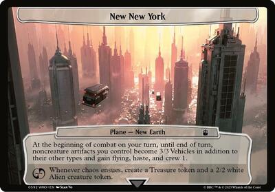 New New York card from Planechase: Universes Beyond: Doctor Who