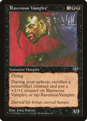 Ravenous Vampire card from Mirage
