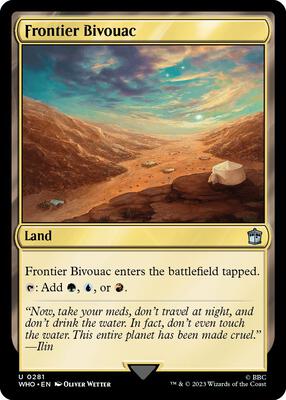 Frontier Bivouac card from Universes Beyond: Doctor Who