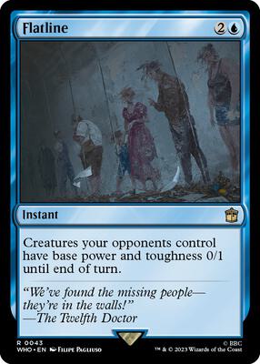 Flatline card from Universes Beyond: Doctor Who