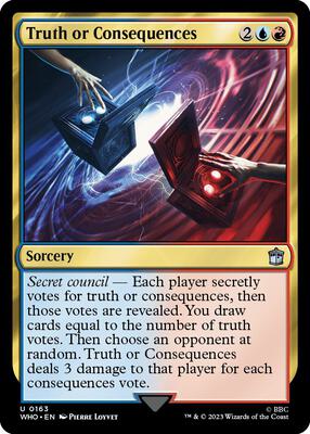Truth or Consequences card from Universes Beyond: Doctor Who