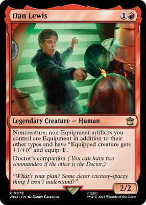 Dan Lewis card from Universes Beyond: Doctor Who