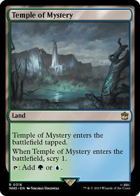 Temple of Mystery card from Universes Beyond: Doctor Who