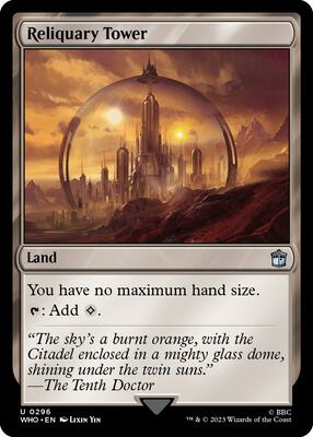 Reliquary Tower card from Universes Beyond: Doctor Who