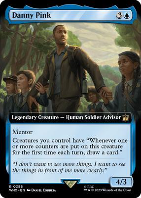 Danny Pink (Extended Art) card from Universes Beyond: Doctor Who