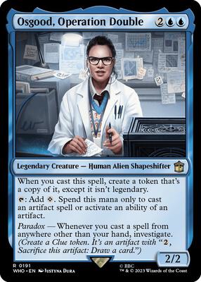 Osgood, Operation Double card from Universes Beyond: Doctor Who