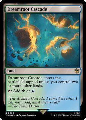 Dreamroot Cascade (Surge Foil) card from Universes Beyond: Doctor Who
