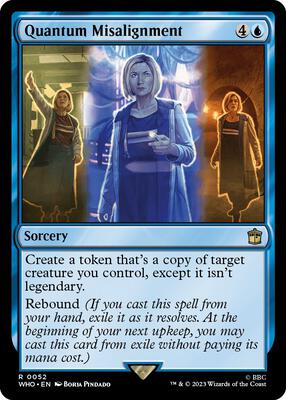 Quantum Misalignment card from Universes Beyond: Doctor Who