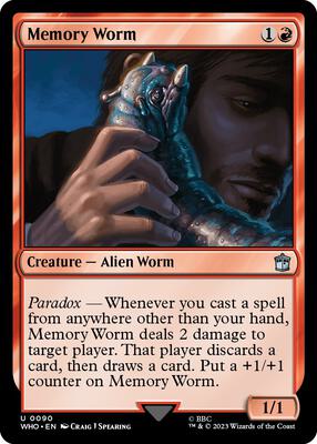 Memory Worm card from Universes Beyond: Doctor Who