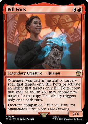Bill Potts card from Universes Beyond: Doctor Who