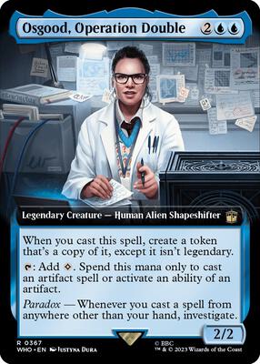 Osgood, Operation Double (Extended Art) card from Universes Beyond: Doctor Who