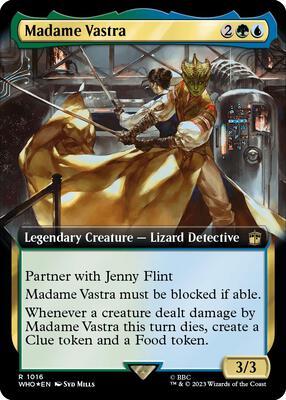 Madame Vastra (Extended Art) (Surge Foil) card from Universes Beyond: Doctor Who