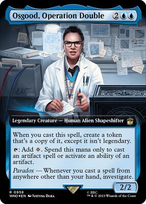 Osgood, Operation Double (Extended Art) (Surge Foil) card from Universes Beyond: Doctor Who