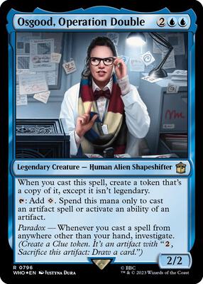 Osgood, Operation Double (Surge Foil) card from Universes Beyond: Doctor Who